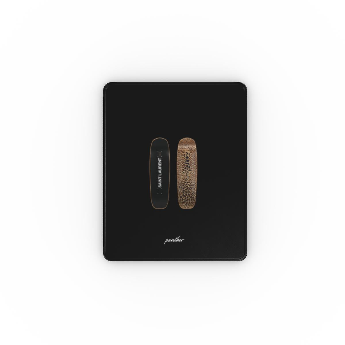 Panther Skateboards (Black) Apple iPad Case