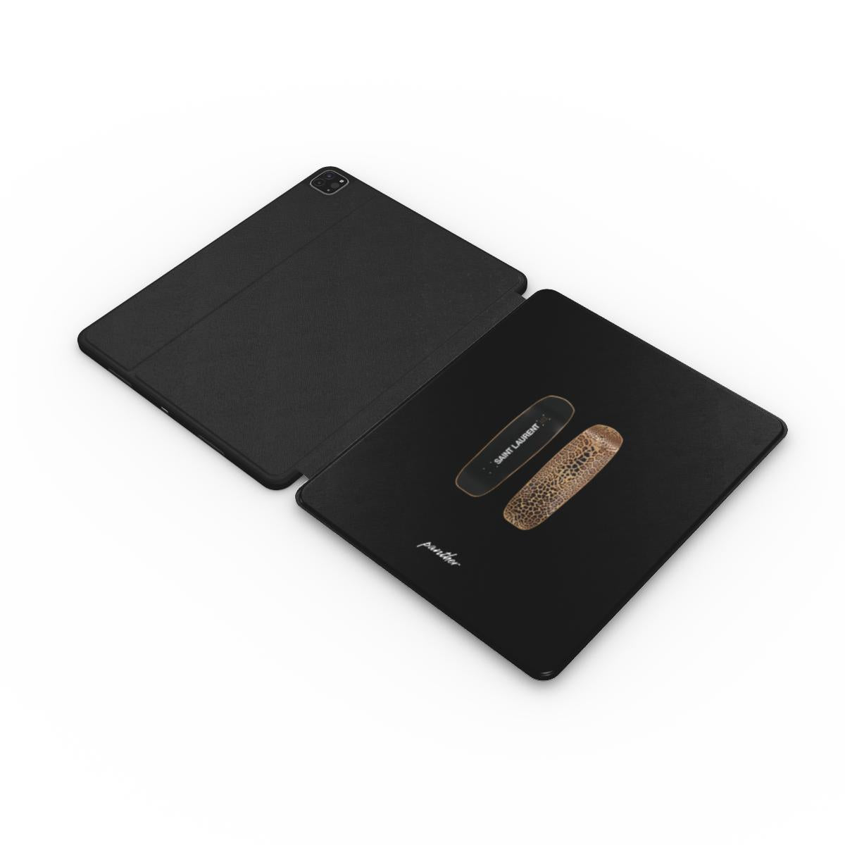 Panther Skateboards (Black) Apple iPad Case