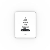 "I Need Money For Porsche" Apple iPad Case