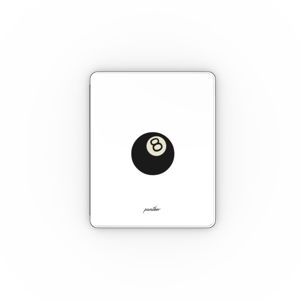 8 Ball (White) Apple iPad Case
