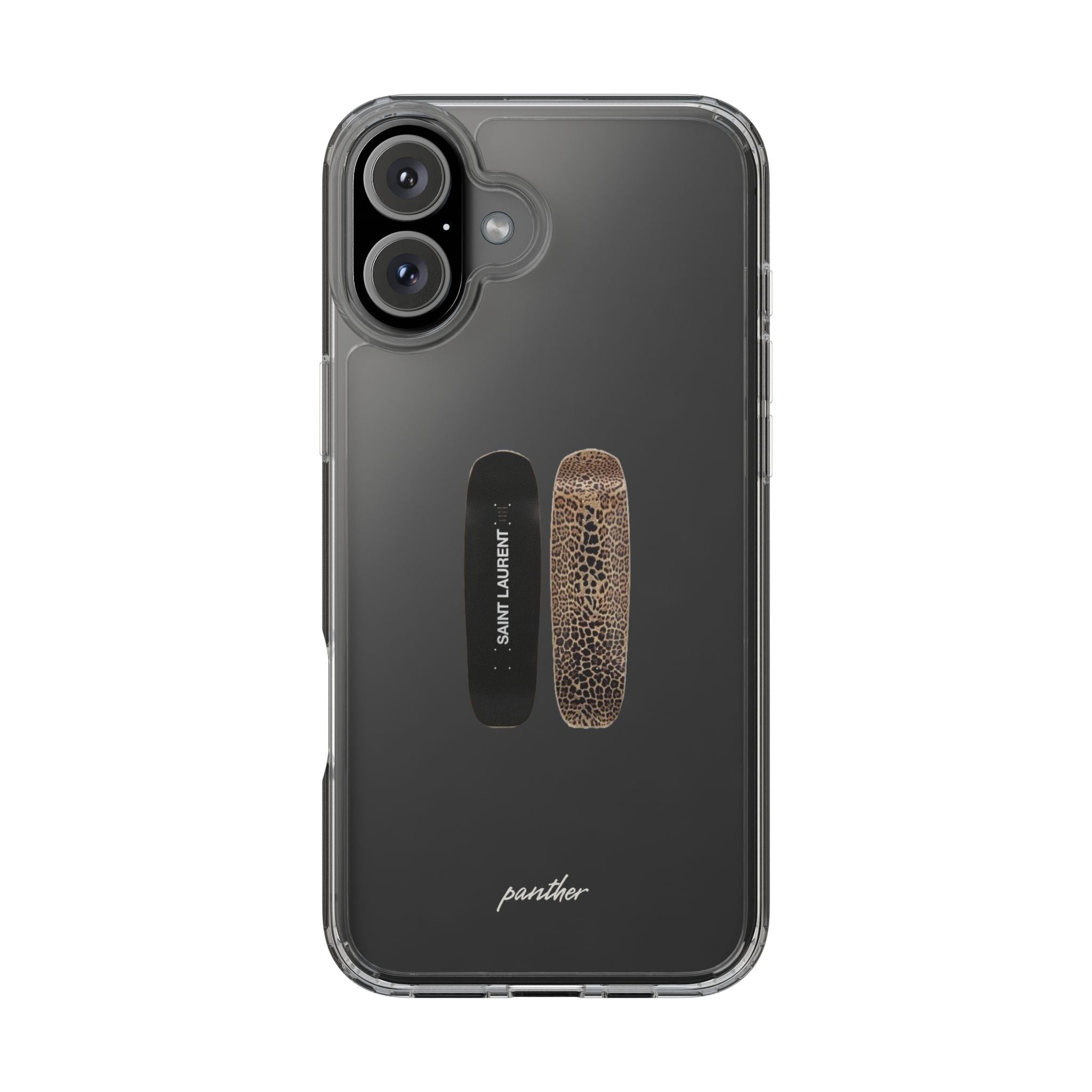 Panther Skateboard Clear Case