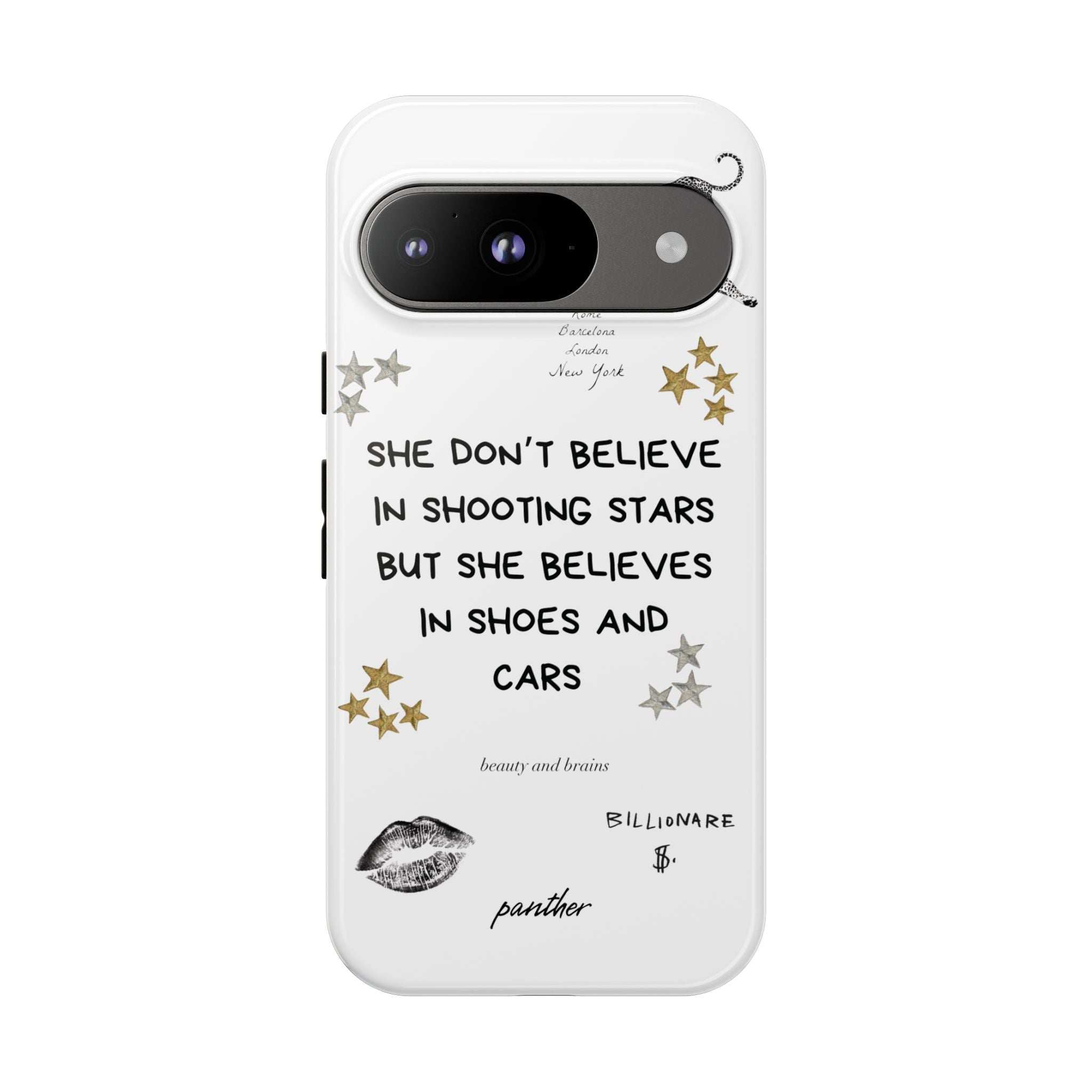 “She don’t believe in shooting stars”