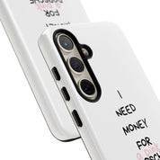 I Need Money For A Pink Porsche (White)