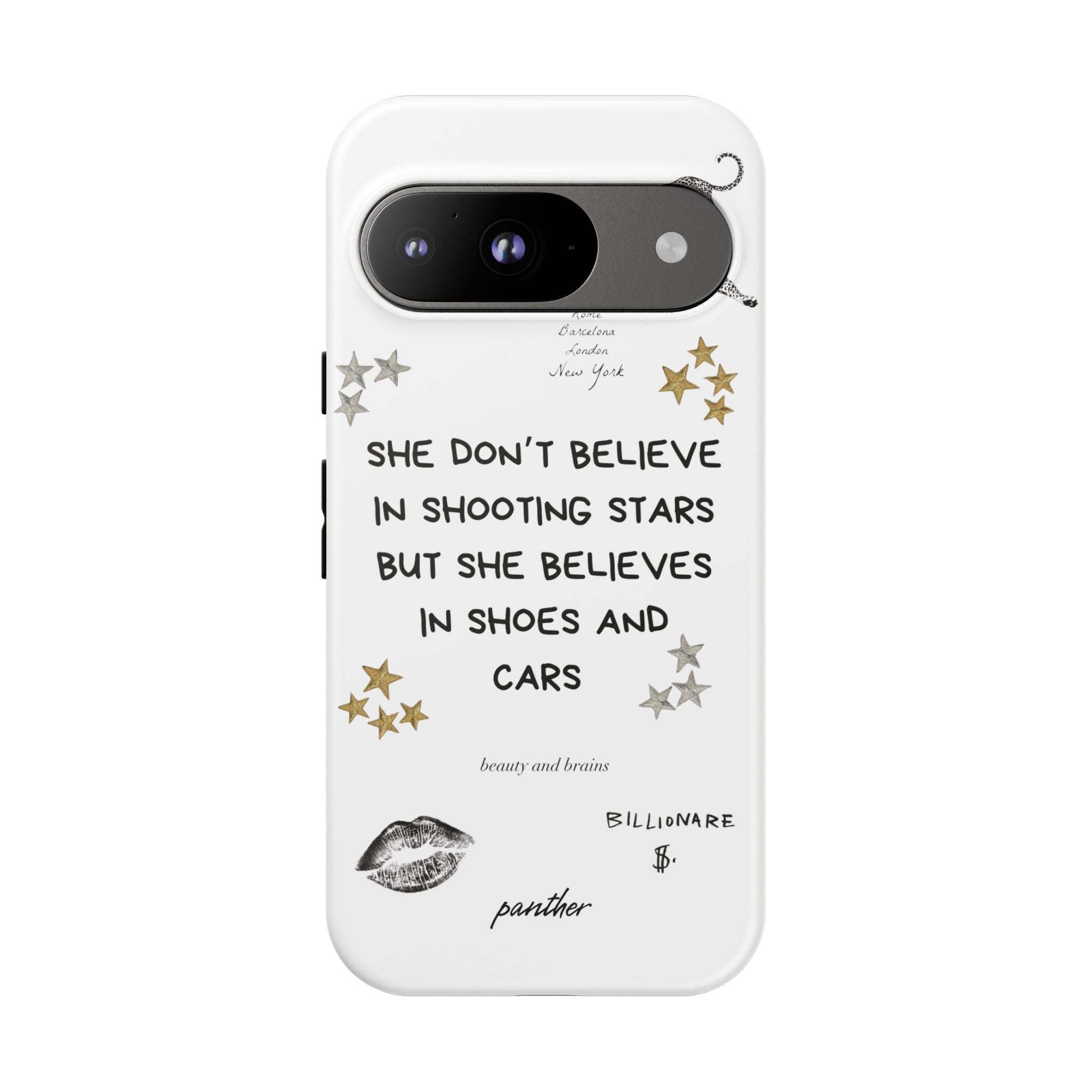 “She don’t believe in shooting stars”