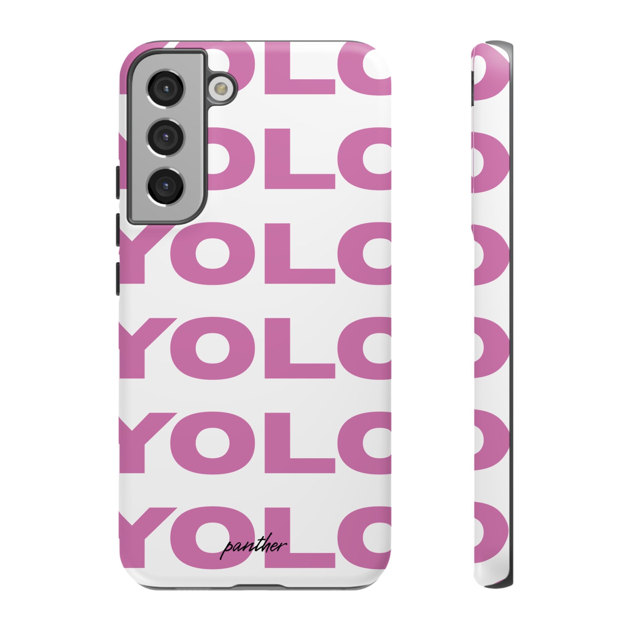 YOLO (White & Pink)