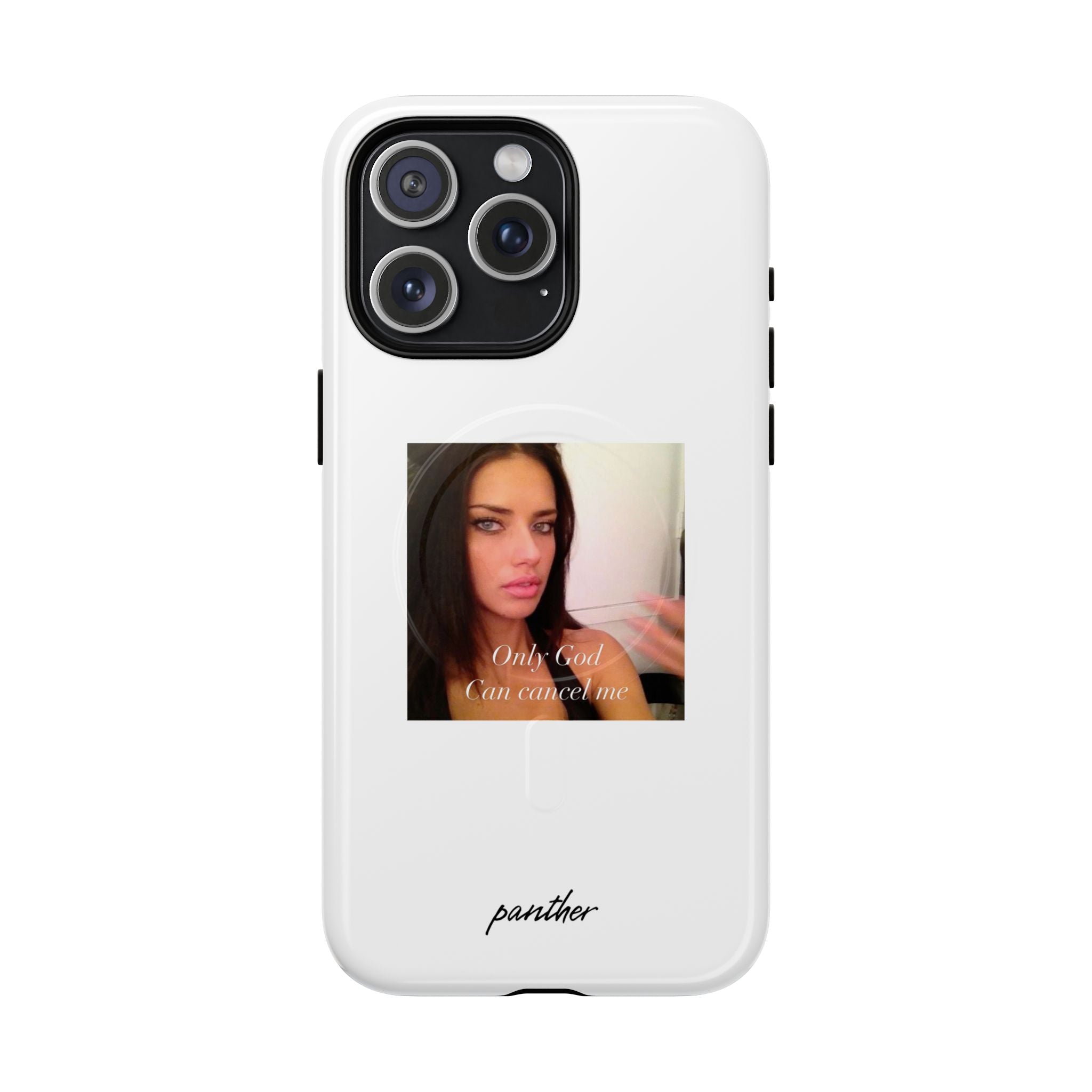 "Only God Can Cancel Me" (White) (Magsafe)