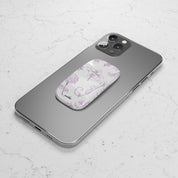 Lavender Botanica Phone Click-On Grip