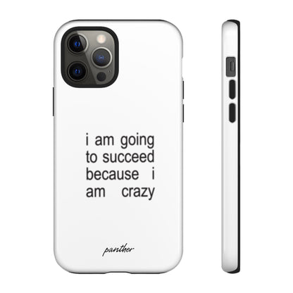 I Am Going To Succeed Because I Am Crazy