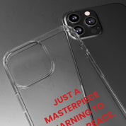 “Just A Masterpiece Learning To Master Peace” Clear Case