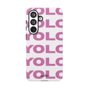 YOLO (White & Pink)