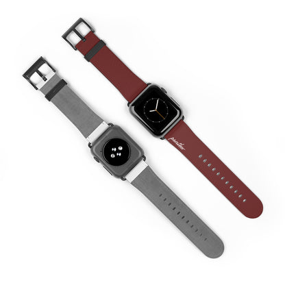 Burgundy AppleWatch Band