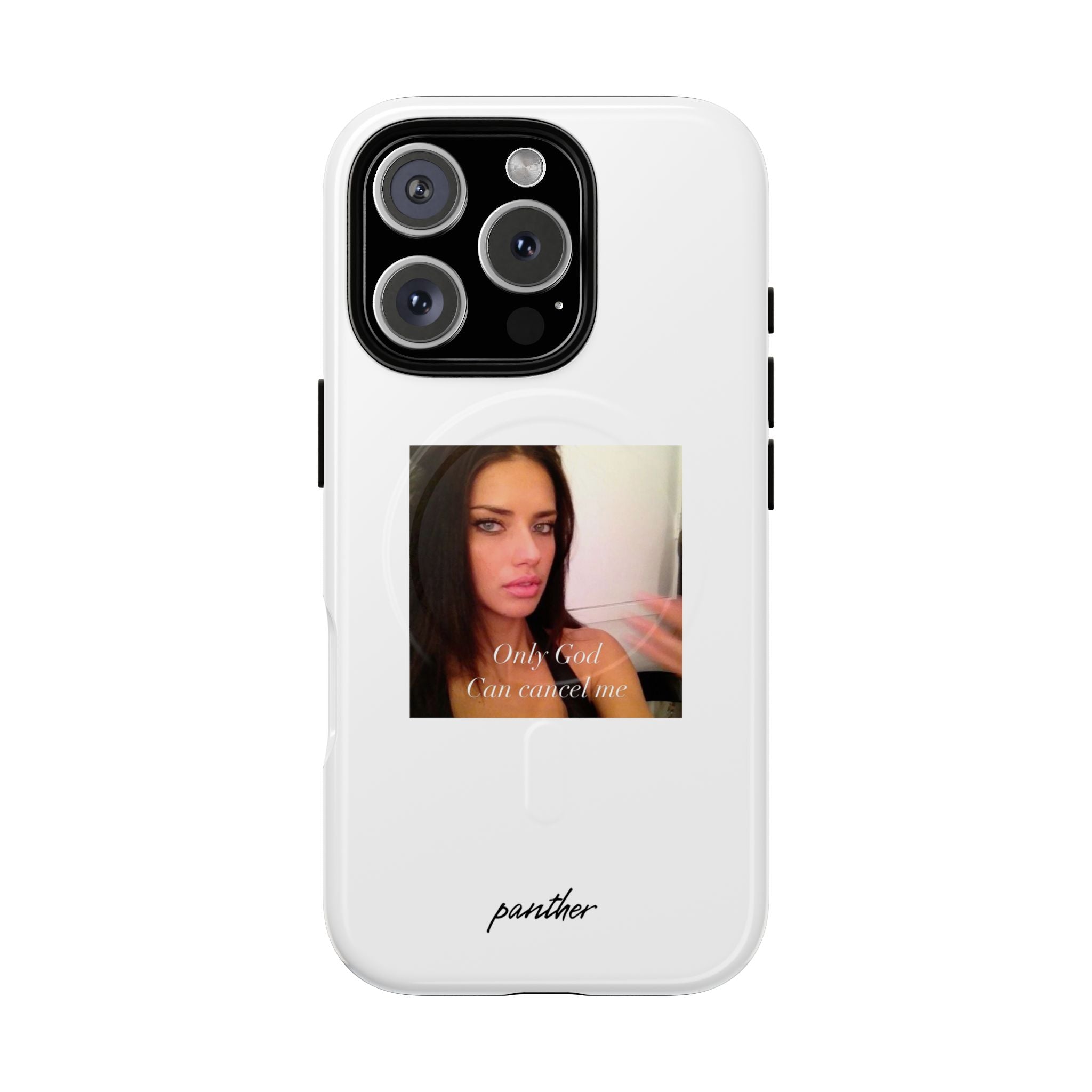 "Only God Can Cancel Me" (White) (Magsafe)