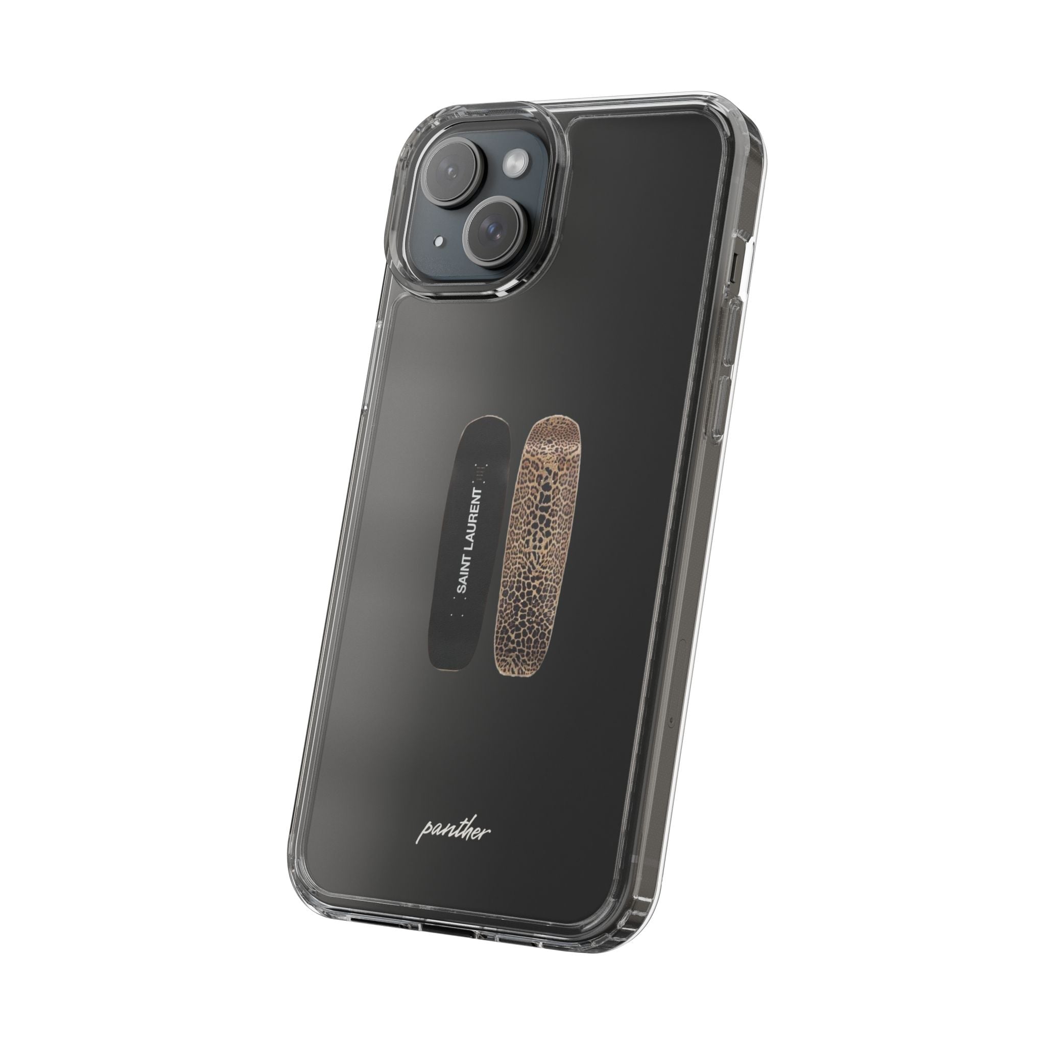 Panther Skateboard Clear Case